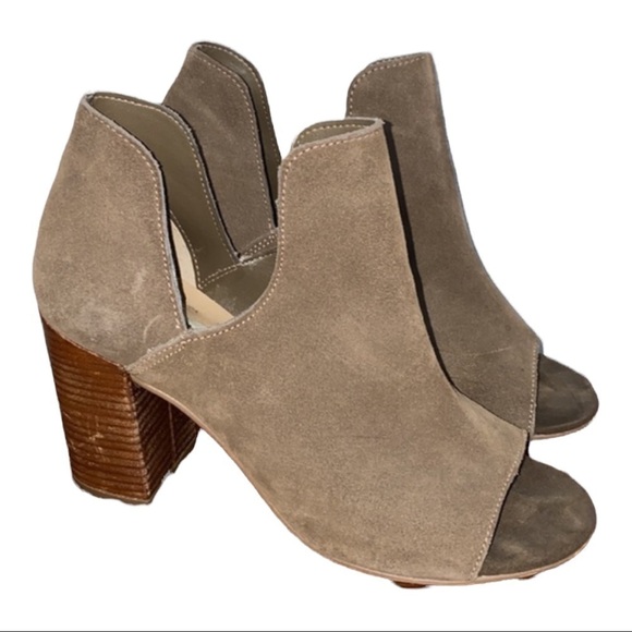 Steve Madden Nami Taupe Brown Suede Ankle Boot Size 10 - Picture 2 of 7
